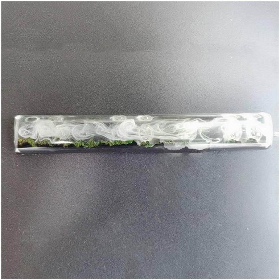 ZEFS--ESD Keycaps Backlight Resin Spacebar Keycap for Switch Mechanical Keyboard Handmade Starry Sky Mount Keycap for Keyboards (Axis Body : 6.5X, Color : Spacebar6)