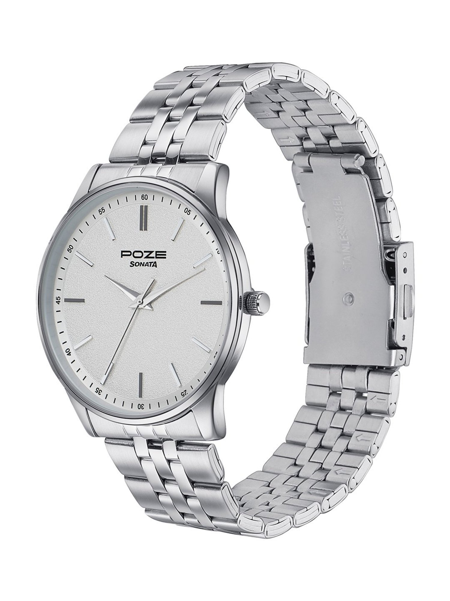 Sonata Poze 3.0 SP70048SM01W Analog Watch for Men