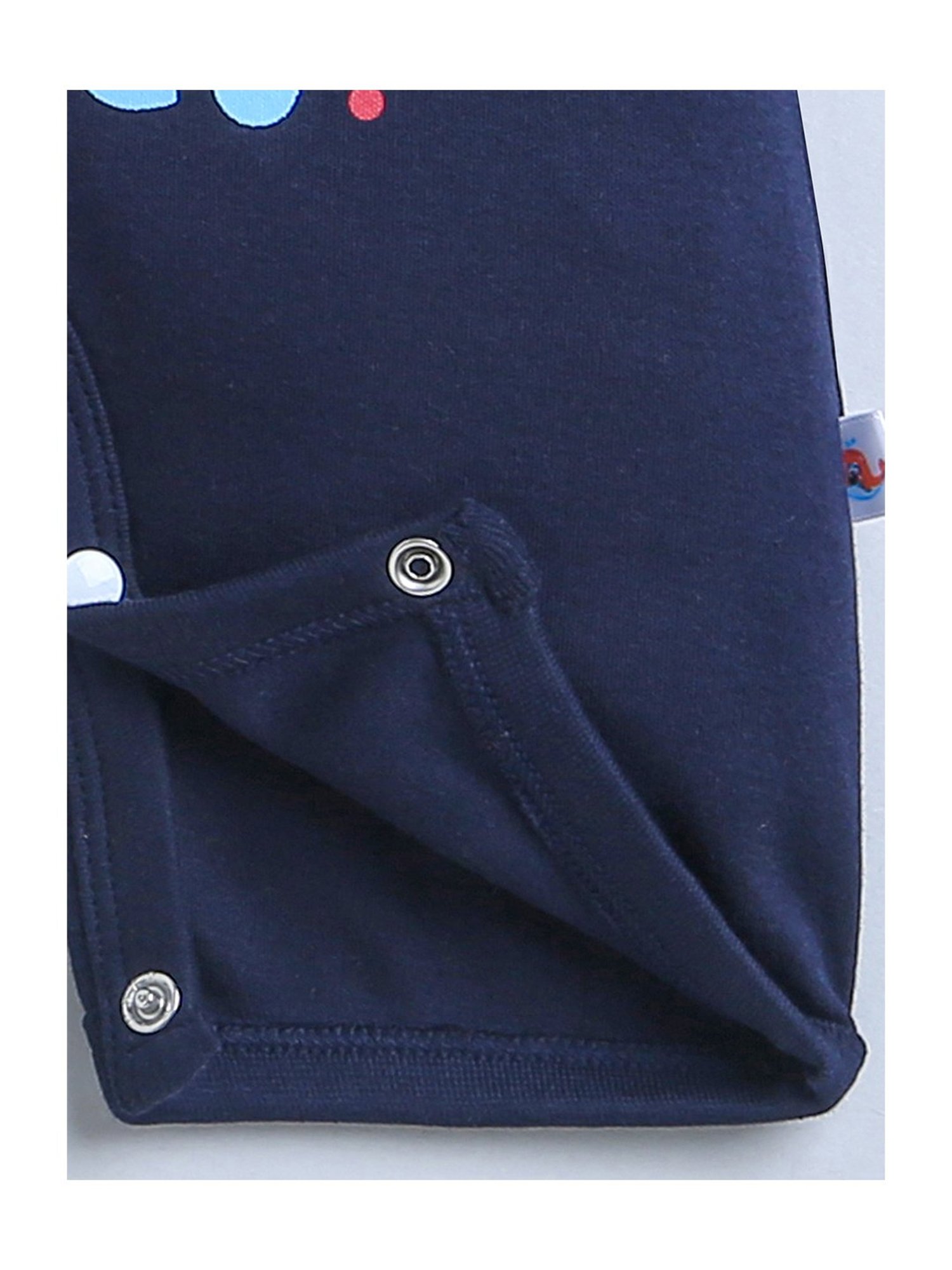 Berrytree Organic Kids Black Cotton Animals Print Rompers