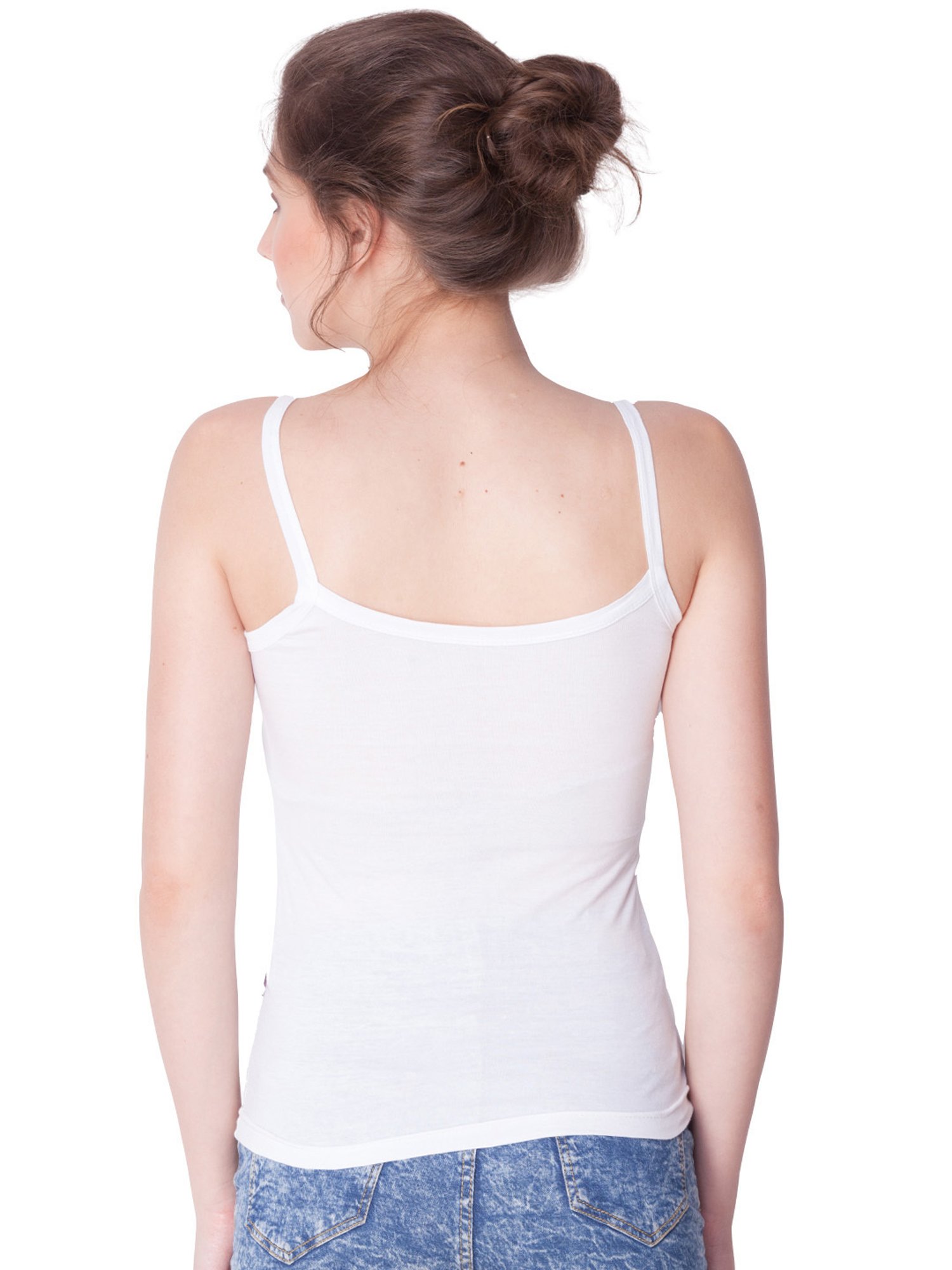 Dollar Missy White & Coral Camisole Pack of - 2