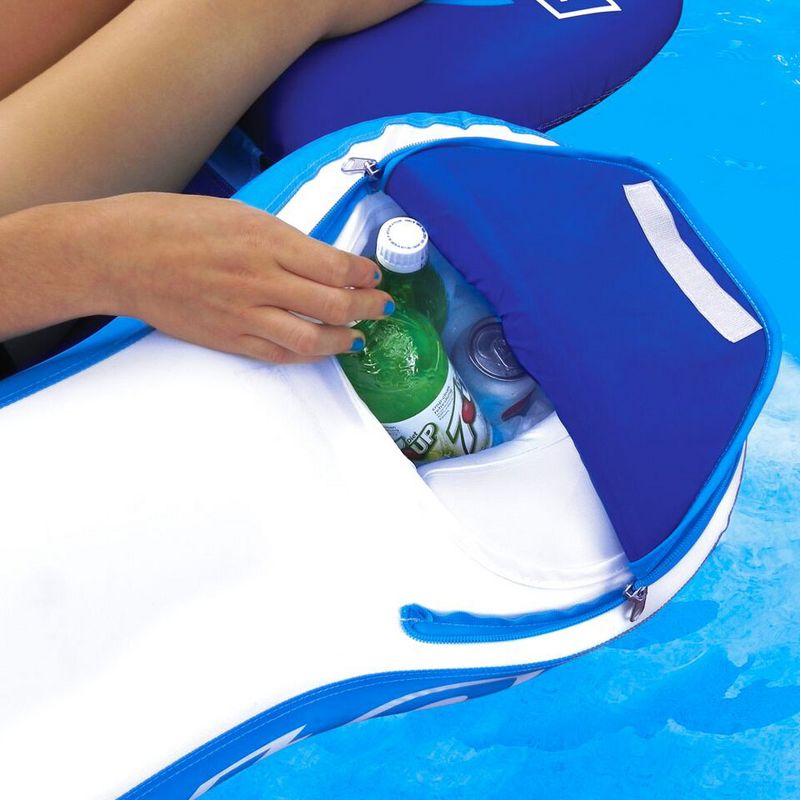 Wow Sports 11-2030 First Class Heavy Duty Nylon Inflatable Lounge Chair, Blue