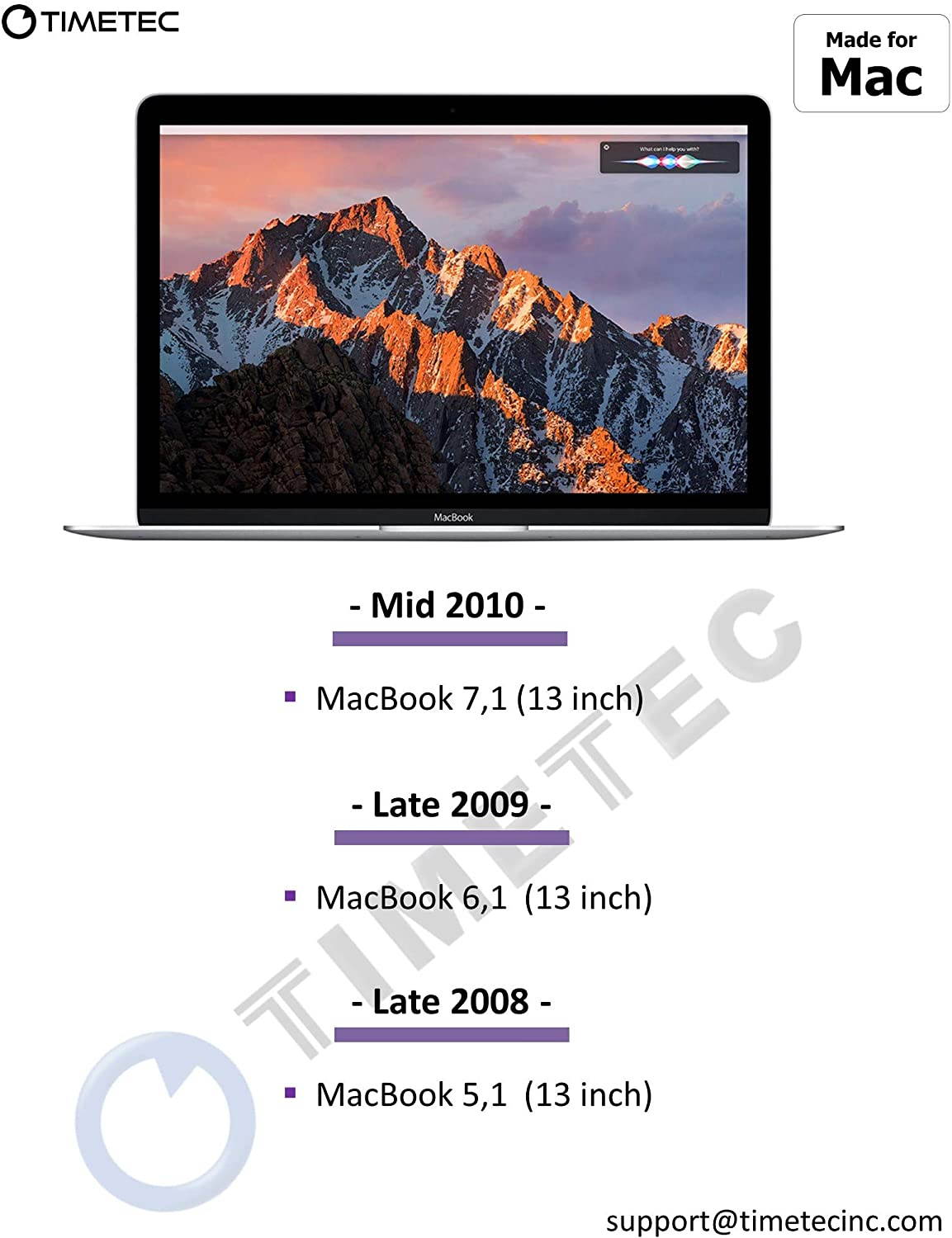 Timetec Hynix IC 4GB DDR3 1066MHz PC3-8500 Unbuffered Non-ECC 1.5V CL7 2Rx8 Dual Rank 204 Pin SODIMM Memory RAM Module Upgrade (4GB)