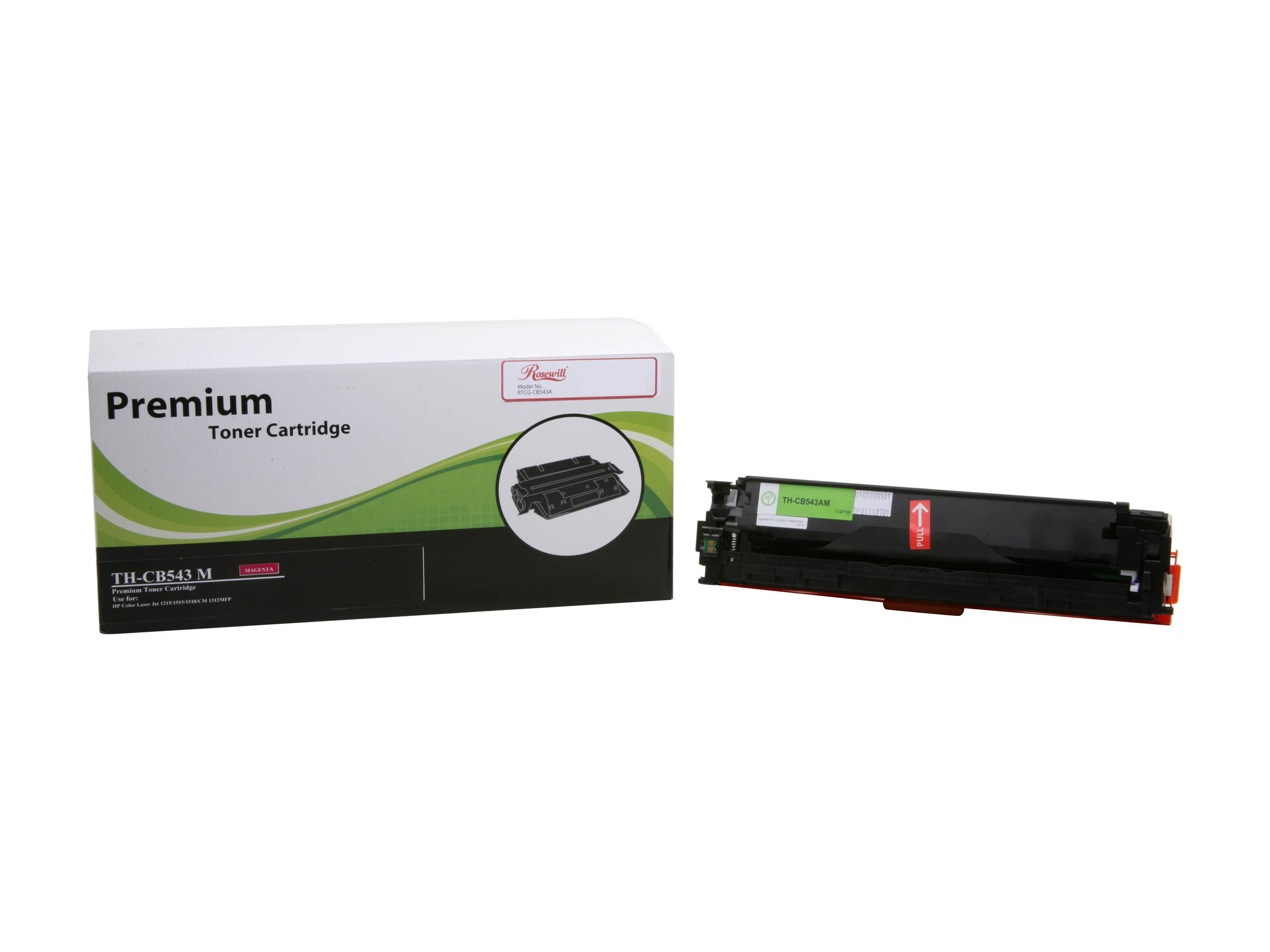 Rosewill RTCG-CB543A Magenta Replacement for HP CB543A Magenta Toner Cartridge