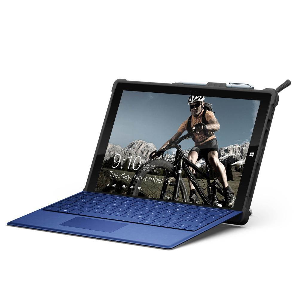 UAG Designed for Microsoft Surface Pro 7 Plus, Surface Pro 7, Pro 6, Pro 5th Gen (2017) (LTE), Pro 4 Feather-Light Rugged [Cobalt] Aluminum Stand Military Drop Tested Case