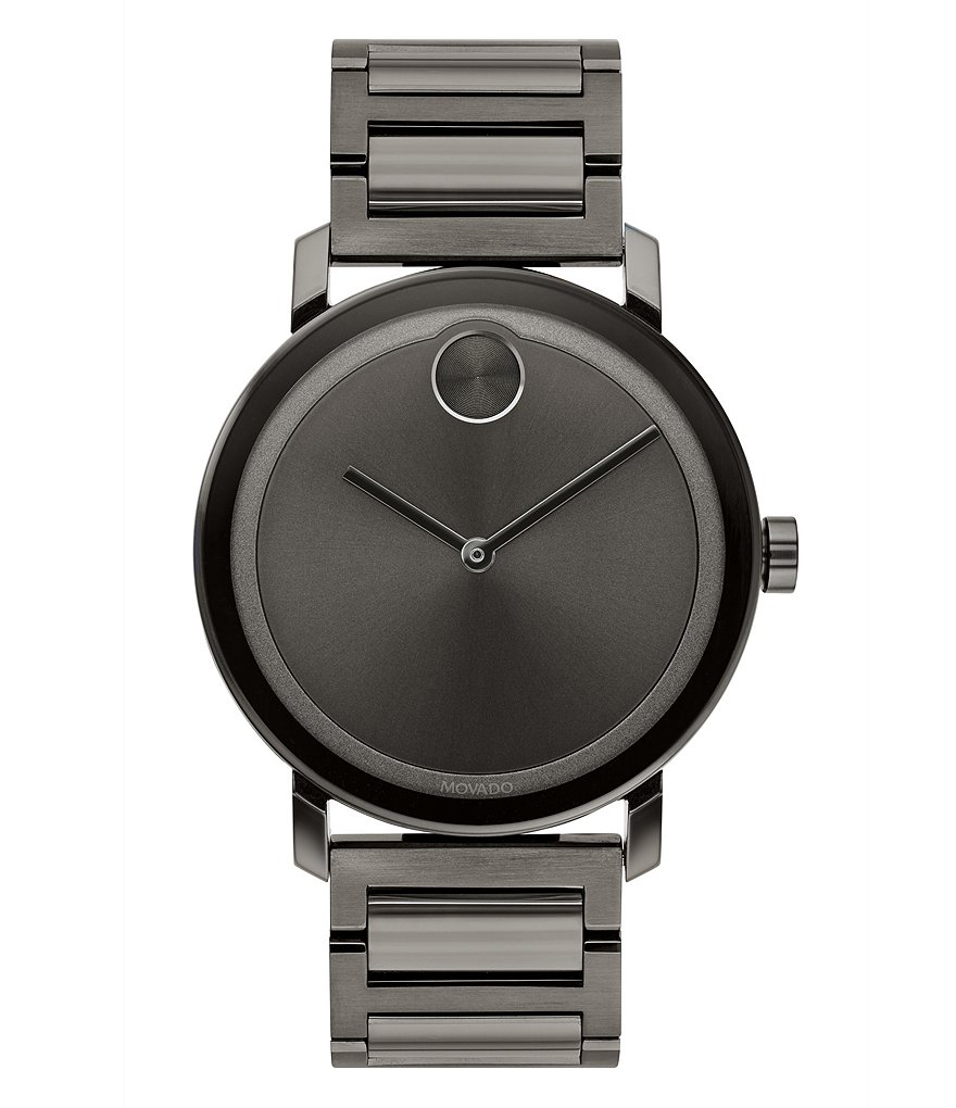 Movado Bold Evolution Gunmetal Stainless Steel Watch