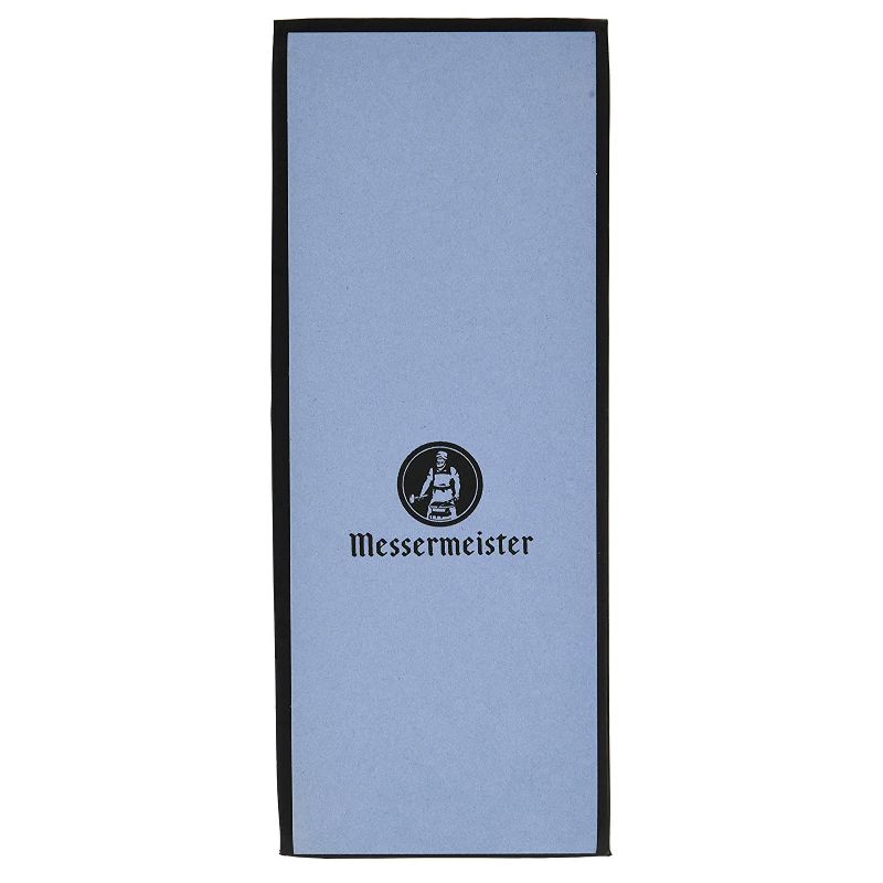 Messermeister Double Sided Kitchen Knife Sharpener Shaping Tool Water Stone, 8 x 3 Inches, 120 and 240 Grit