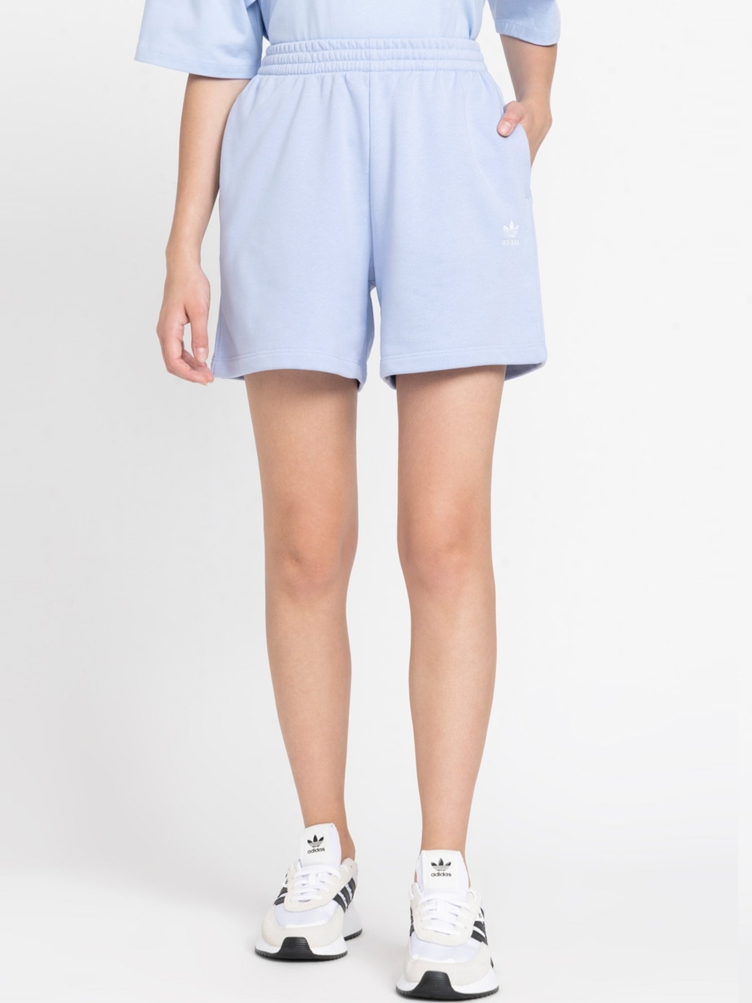 Adidas Originals Blue Cotton Shorts