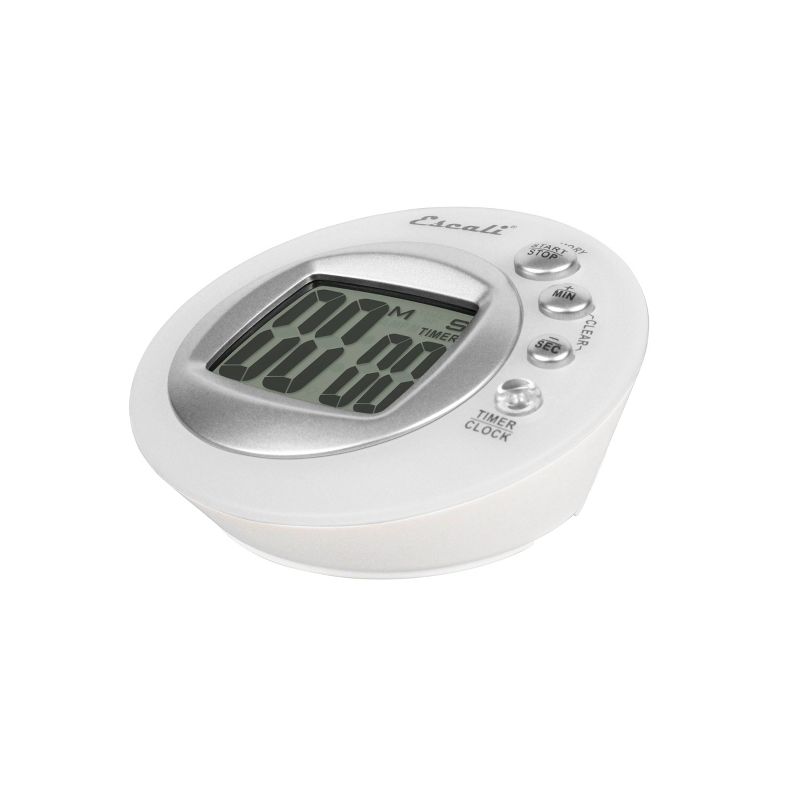 Polder Clock time stopwatch white