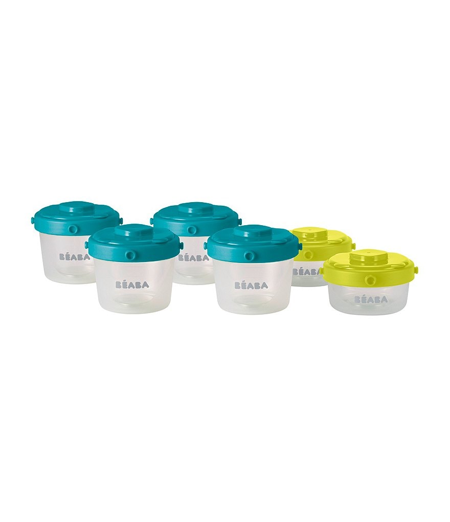 BEABA Clip Containers 2oz/ 4oz 6-Pack