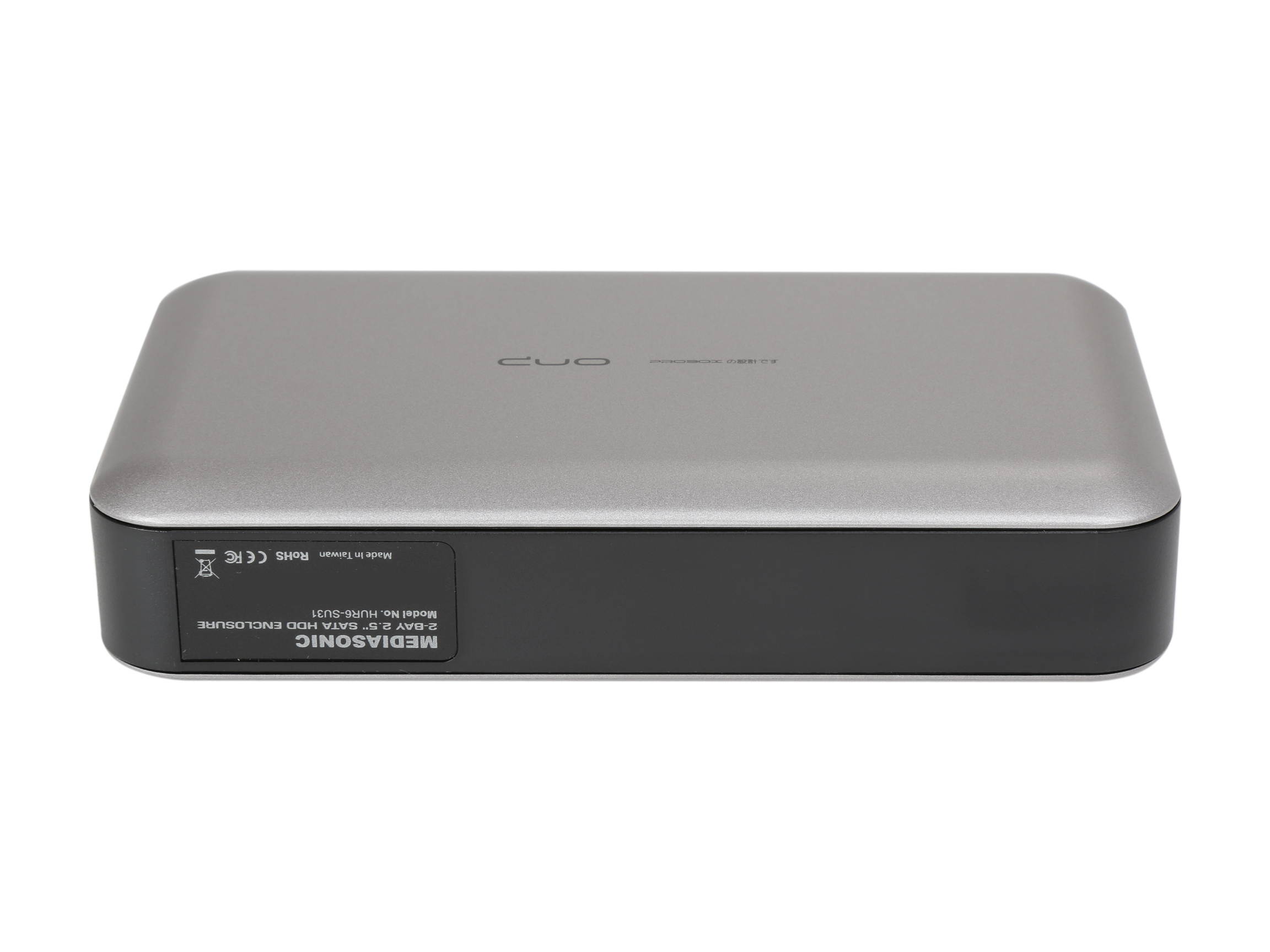 Mediasonic ProRaid HUR6-SU31 ProRaid 2 Bay 2.5" SATA HDD / SSD Enclosure - USB 3.1 Gen-II Type-C