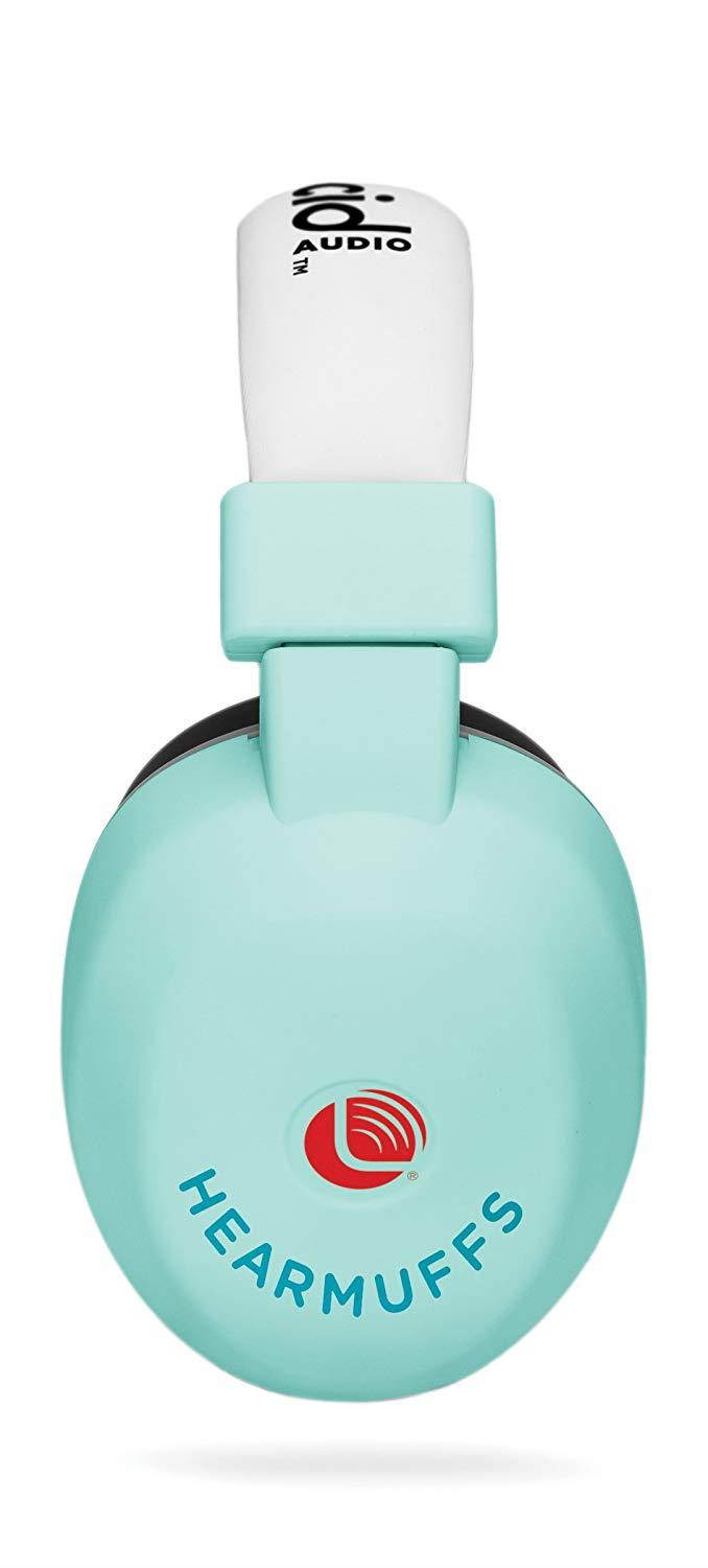 Lucid Audio HearMuffs Baby Hearing Protection (Over-The-Ear Sound Protection Ear Muffs Infant/Toddler/Child) (Spa Green), One Size