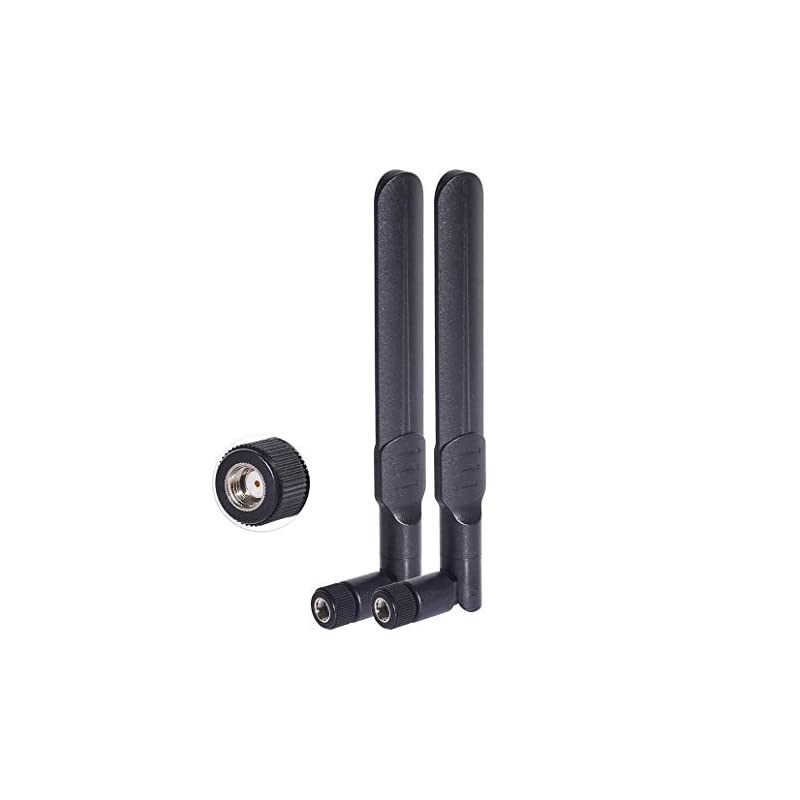 4G LTE Cellular Trail Camera Antenna 8dBi RPSMA Male Antenna 2Pack Compatible with 4G LTE Cellular Trail Camera Game Camera Wildlife Hunting Camera Outdoor Mobile Security Camera