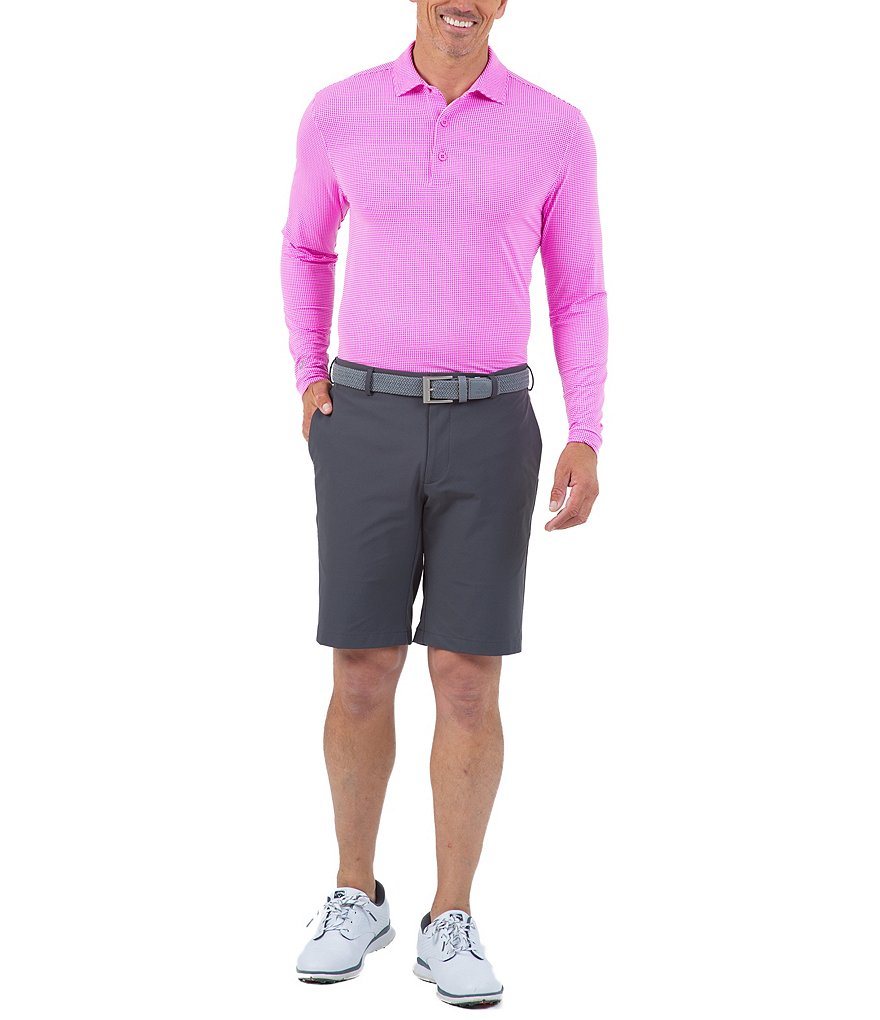 IBKUL Long-Sleeve IceFil&reg; Polo Shirt