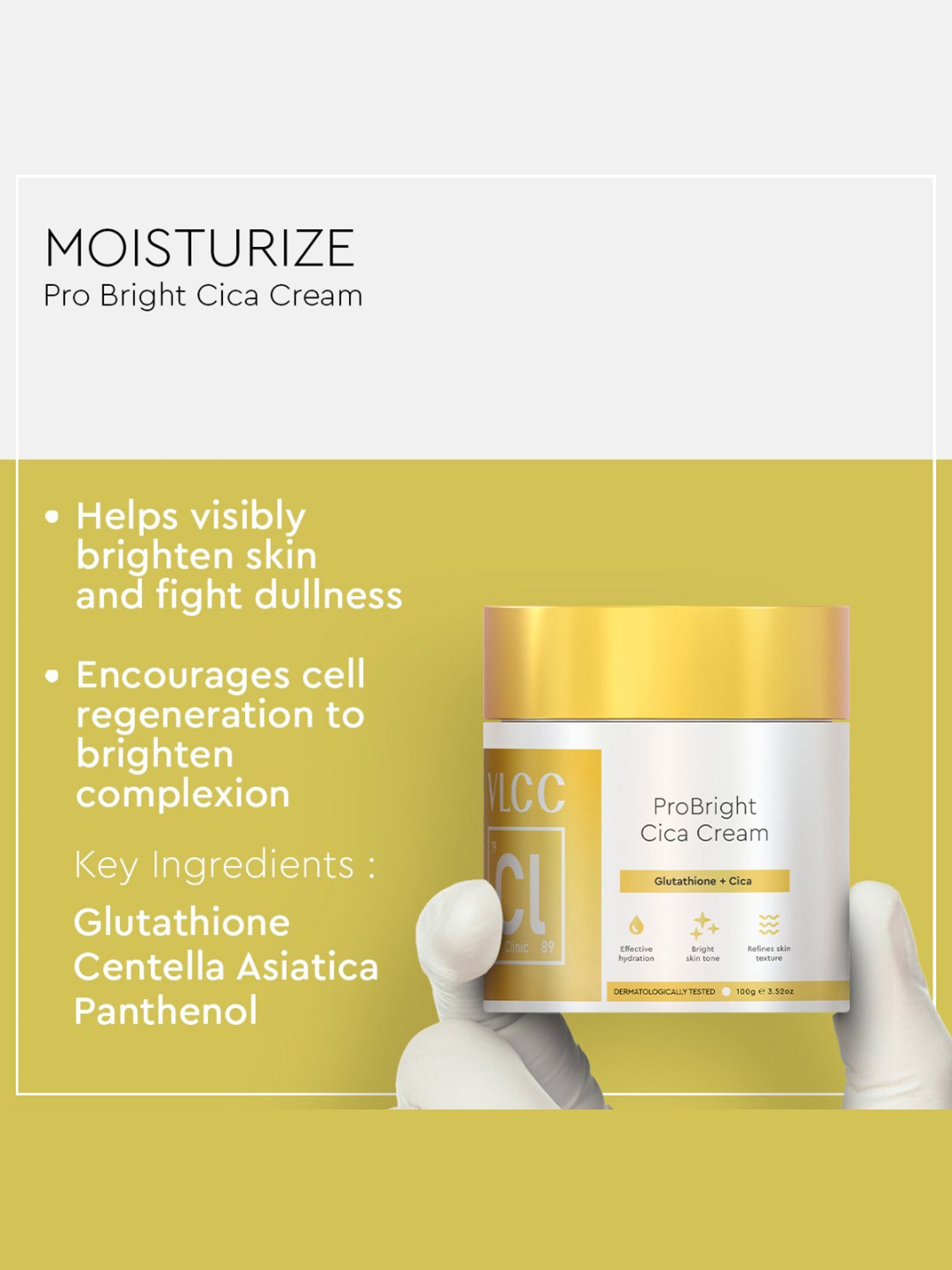 VLCC Clinic ProYouth Macrofilm Clay Mask & ProBright Cica Cream Combo