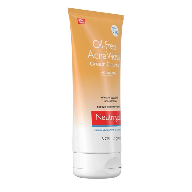Neutrogena Oil-Free Acne Face Wash Cream Cleanser - 6.7 fl oz