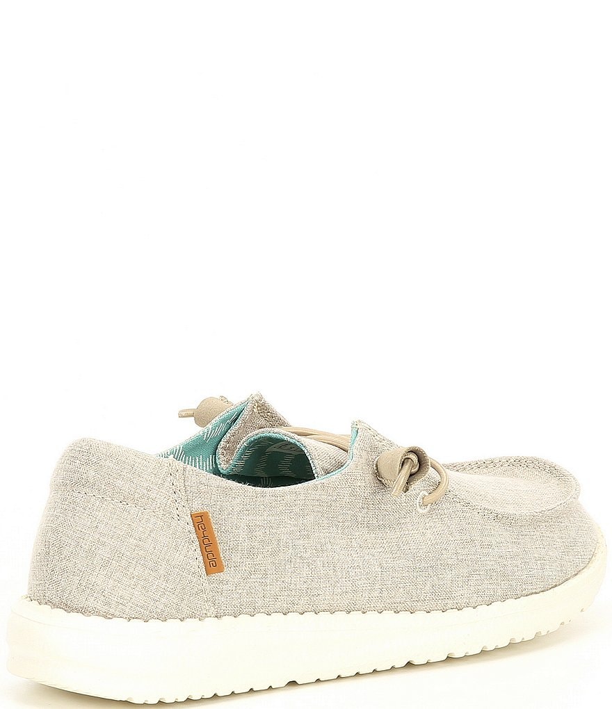 Hey Dude Women's Wendy Washable Chambray Slip-Ons