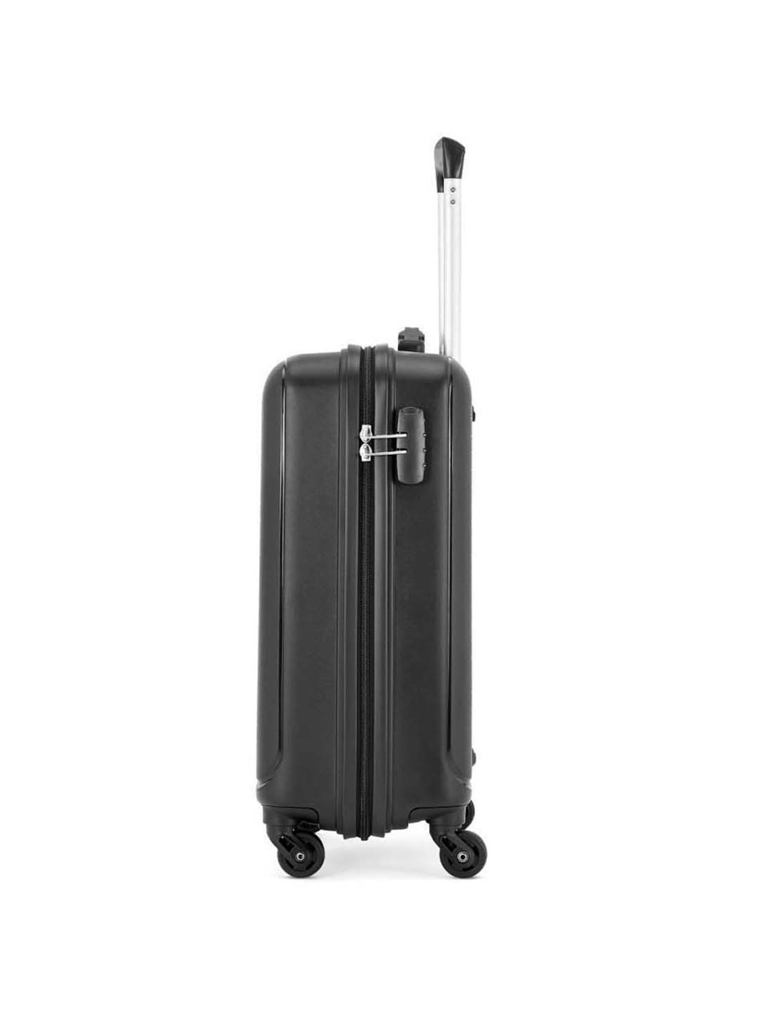 VIP Stargaze Black Printed Hard Small Trolley Bag - 38 cm