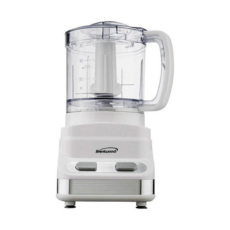 Brentwood 3-Cup Food Processor in White