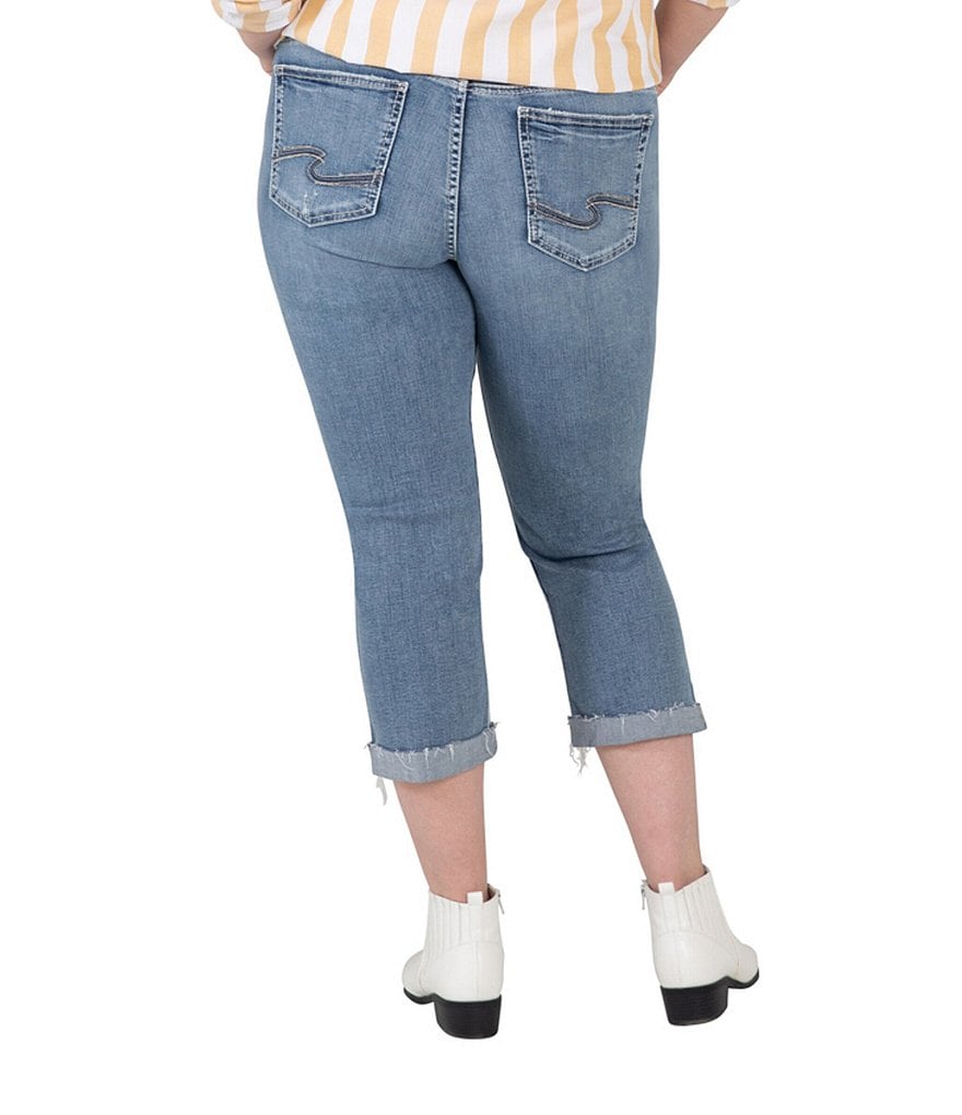 Ruby Rd. Plus Size Super Soft Stretch Denim Straight Leg Jeans