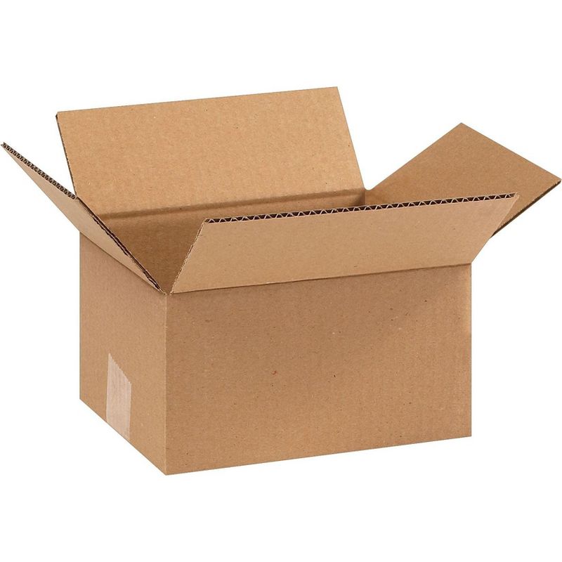 COASTWIDE 9 x 7 x 5 Shipping Boxes, 32 ECT, Brown 90705