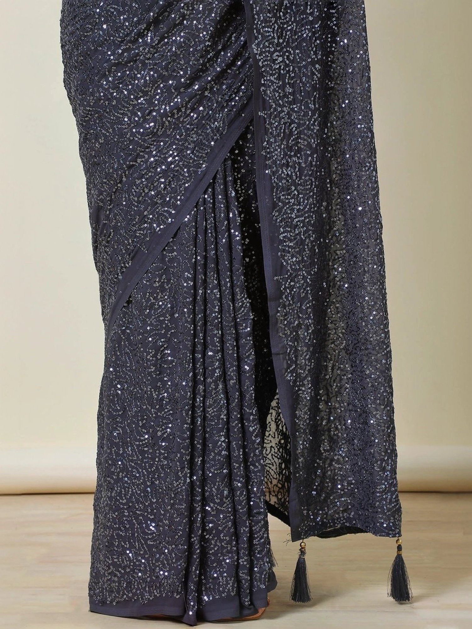 Unnati Silks Red Silk Printed Saree With Unstitched Blouse