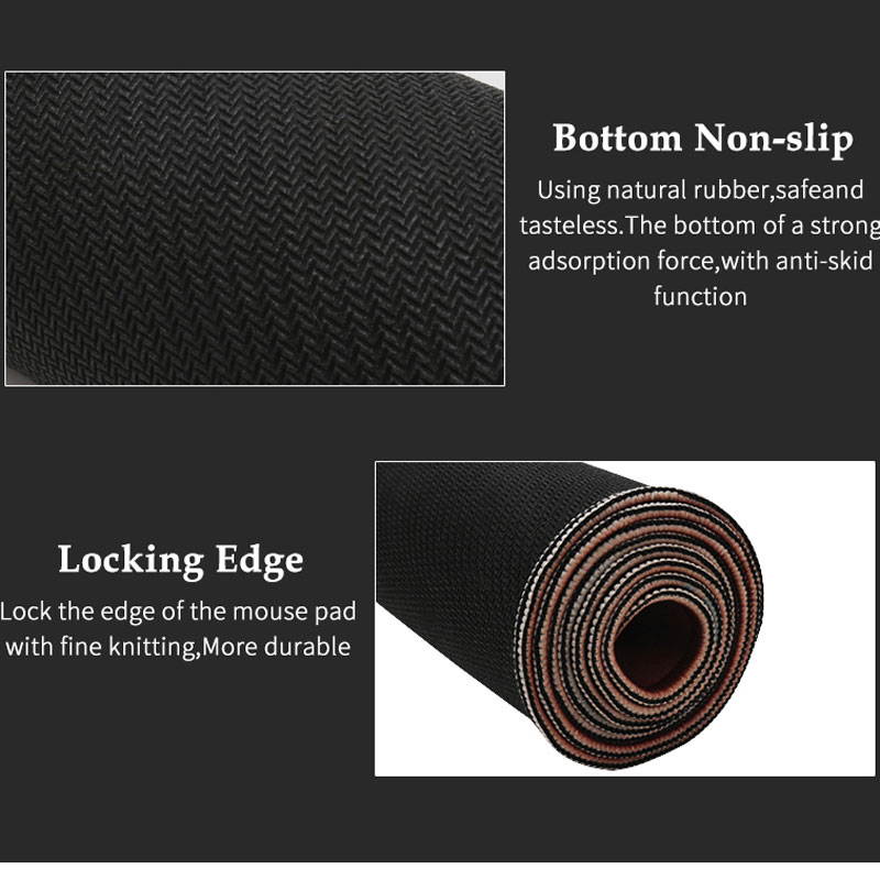 Natural Rubber Desk Mat for Keyboard Anti-Slip Speed Version 80*30cm Gaming Mouse Pad  Computer Mousepad