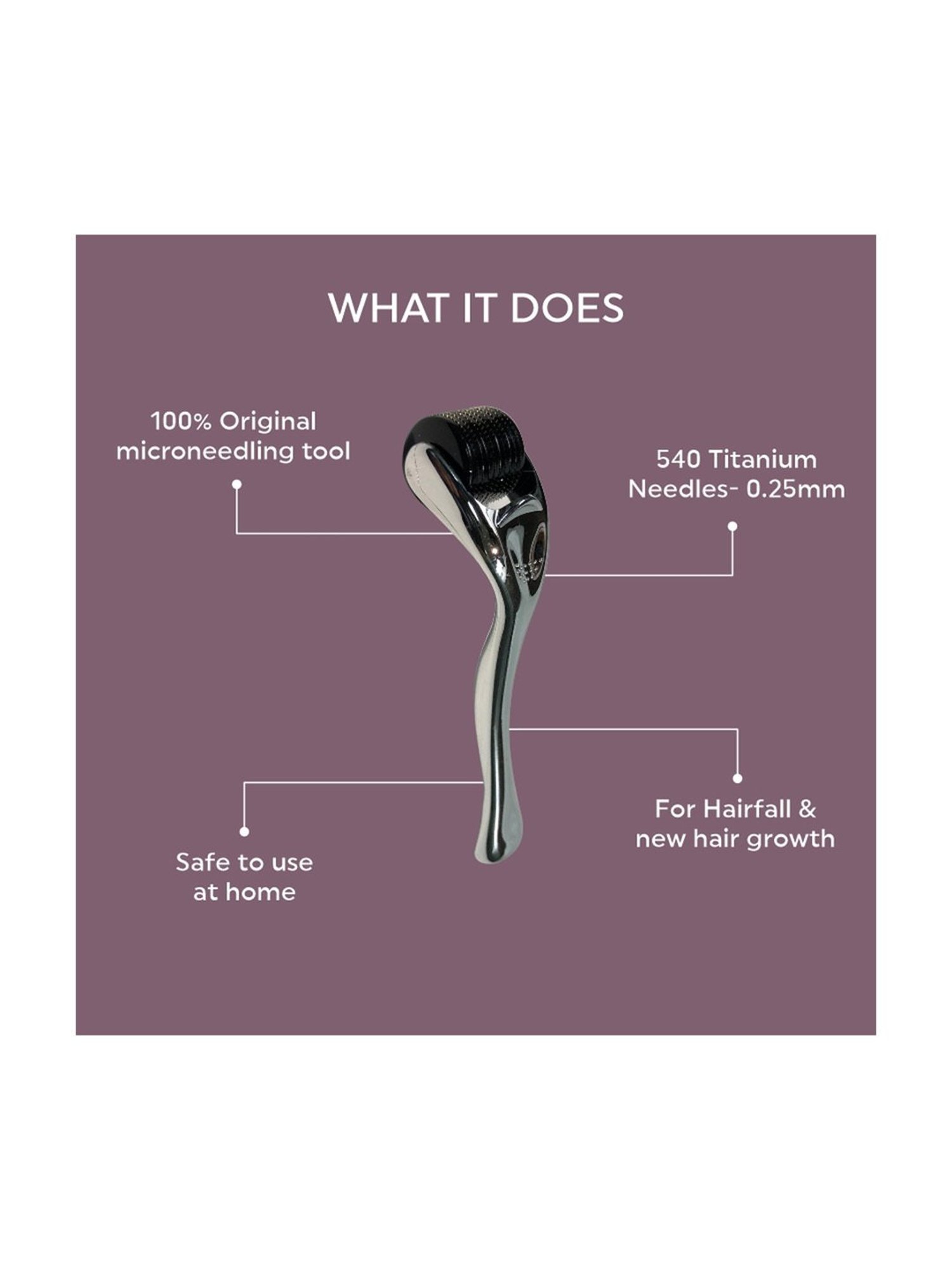 House of Beauty Derma Roller 0.25 mm - 75 gm