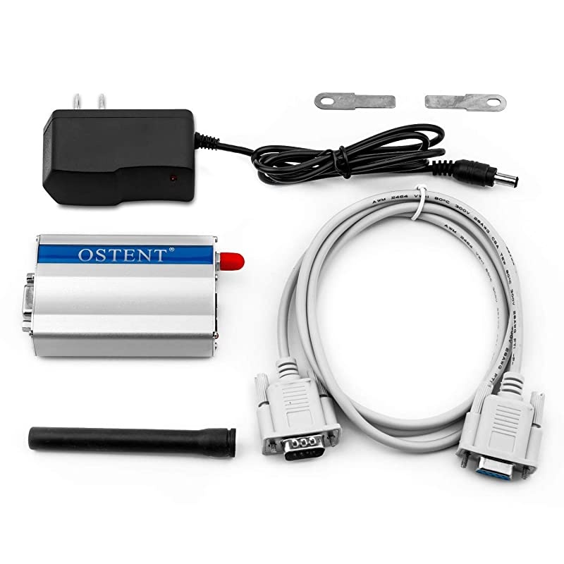 GSM Modem with Wavecom Q2303A Module COMRS232Serial Port at Commands SMS Voice Call AU Plug Power Adapter