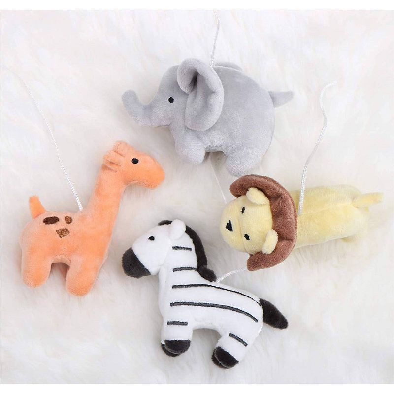 The Peanutshell Safari Animals Musical Mobile