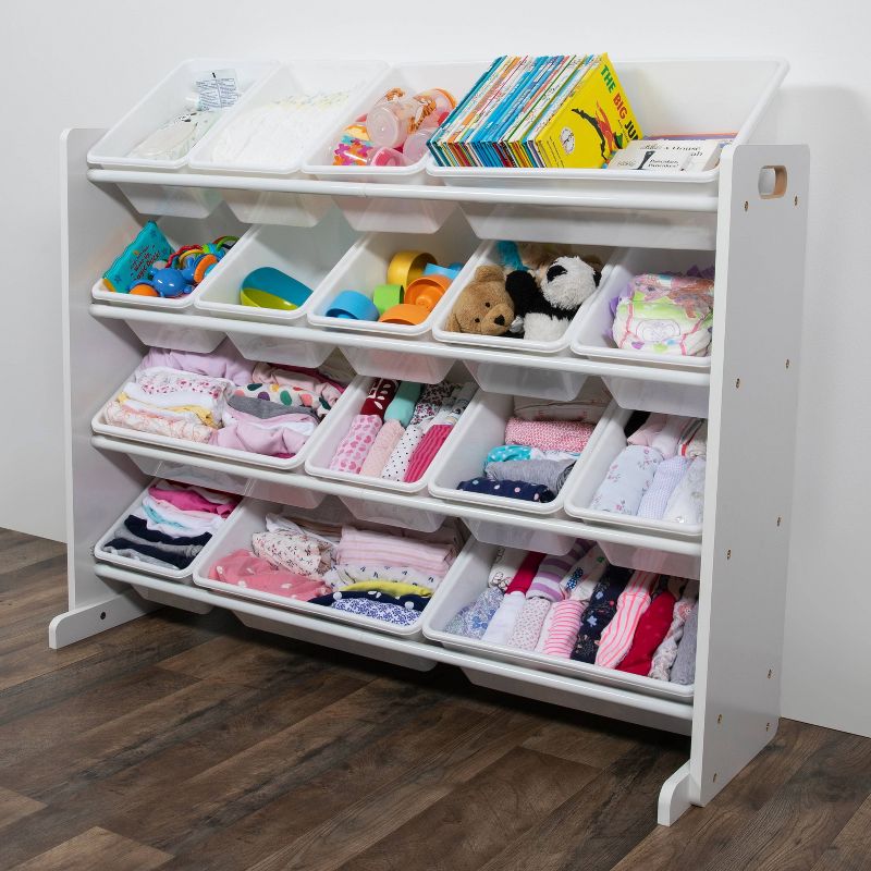 Kids' Super-Size Toy Organizer White - Humble Crew