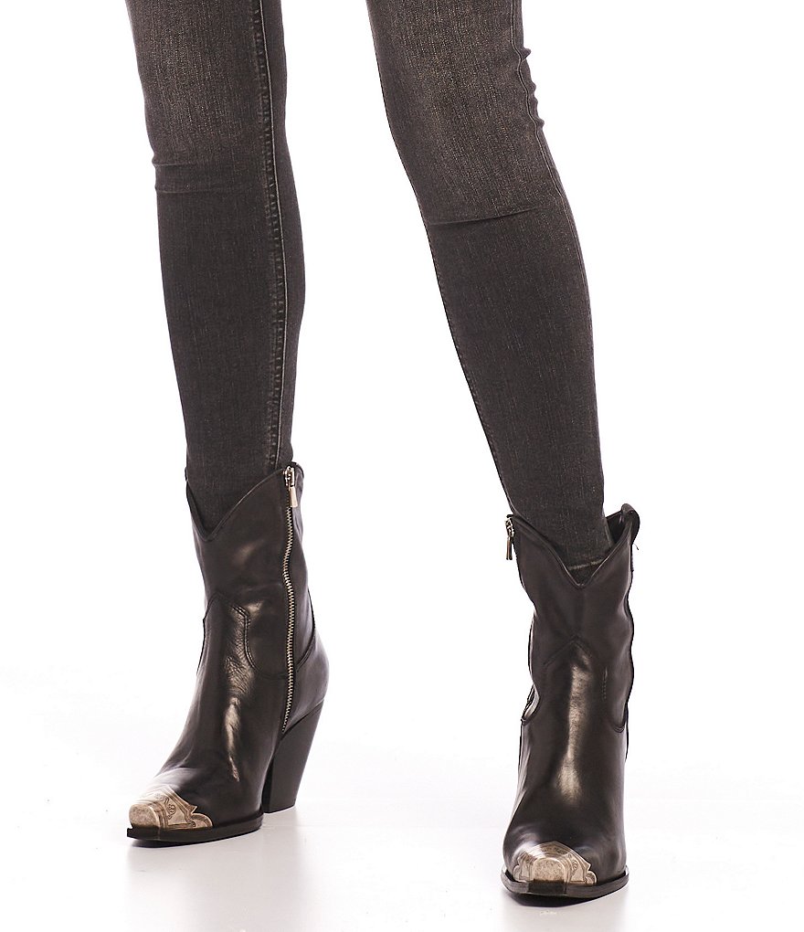 bionica Denali 2 Collection Derinda Waterproof Leather Block Heel Lug Sole Combat Booties