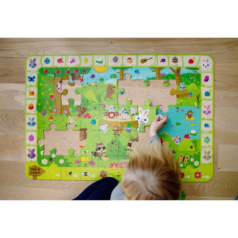 Chuckle & Roar Easter Seek & Find Floor Puzzle 50pc