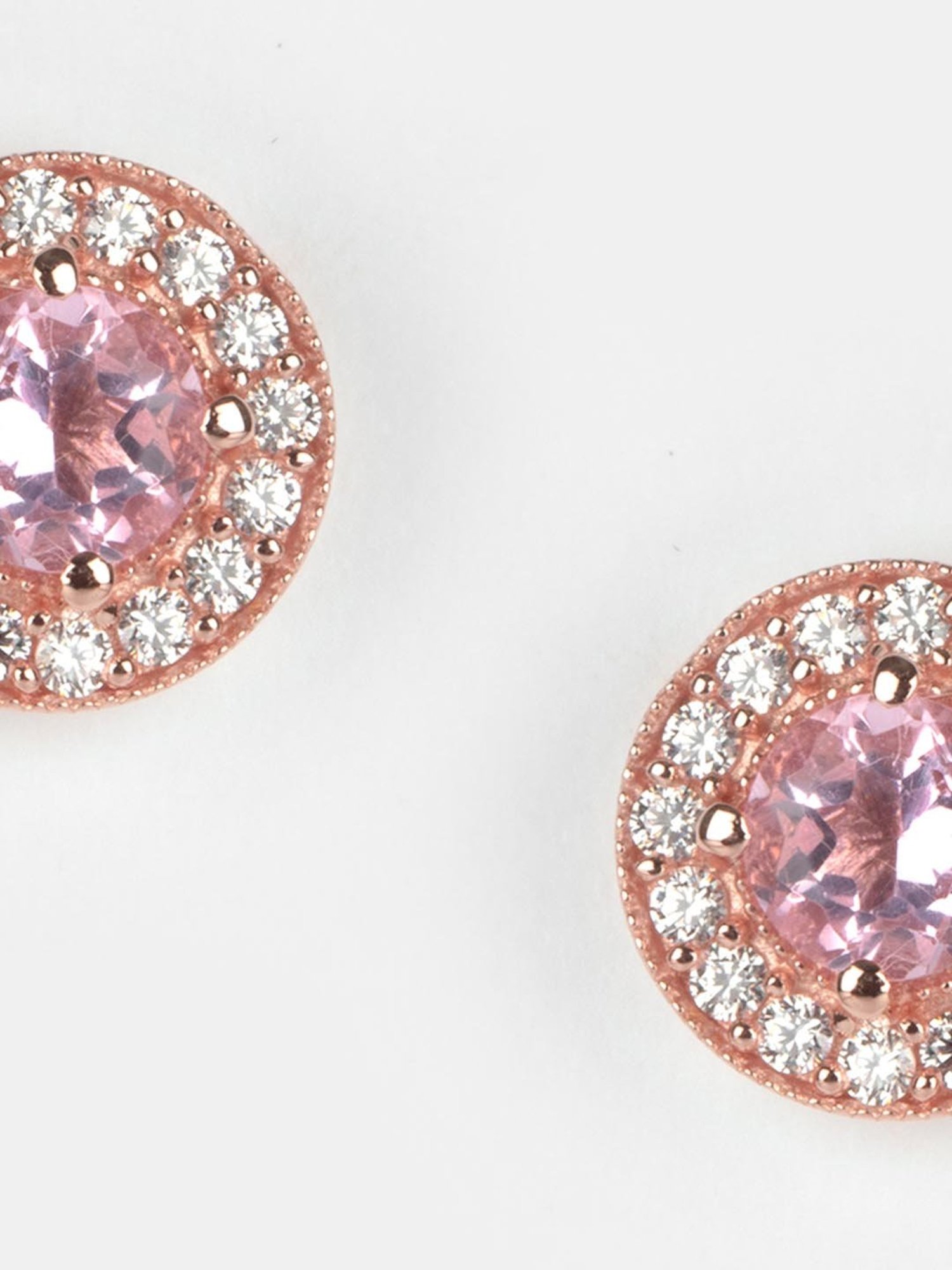 Shaya 92.5 Sterling Silver Rouge Glow Earrings for Women