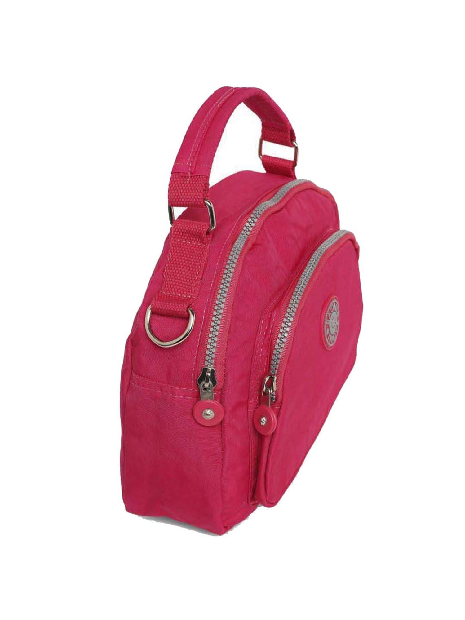 Baomi Pink Solid Medium Cross Body Bag
