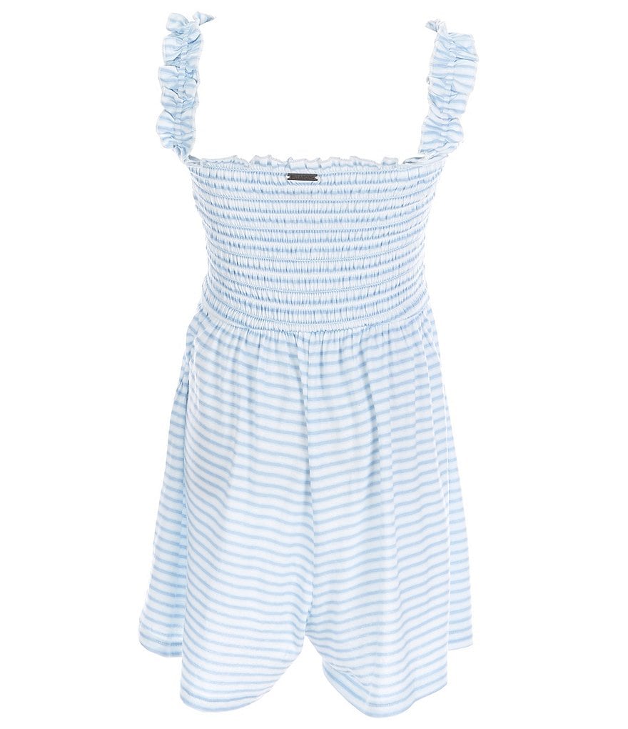 Billabong Little/Big Girls 4-12 Come Around Stripe Smocked Romper