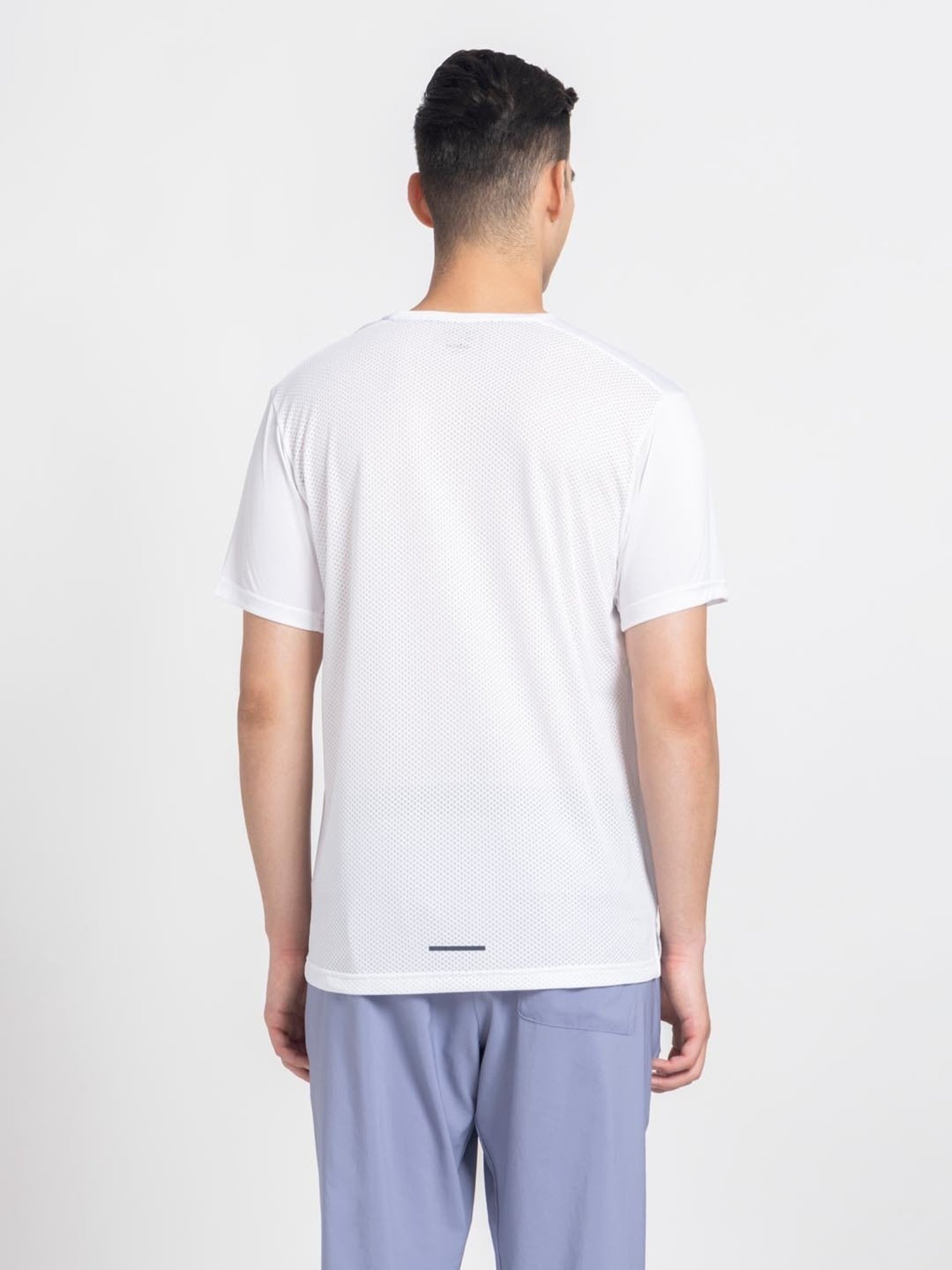 Adidas White Regular Fit Printed T-Shirt
