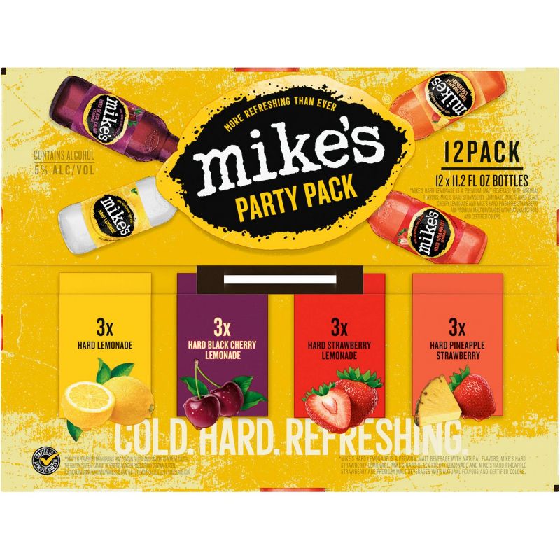 Mike's Hard Lemonade Variety Party Pack - 12pk/11.2 fl oz Bottles