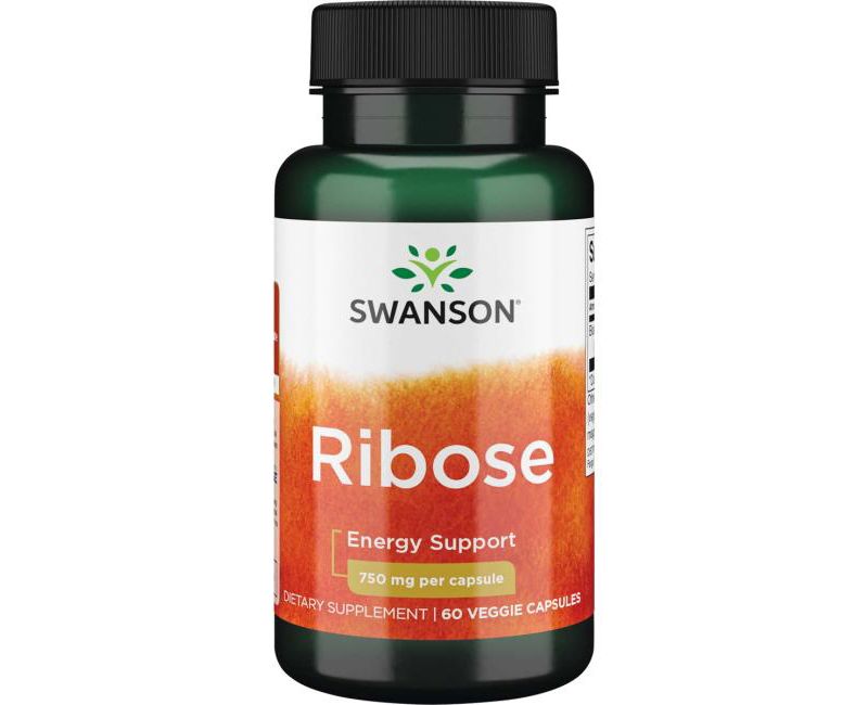 Swanson Ribose 750 mg 60 Veggie Capsules.
