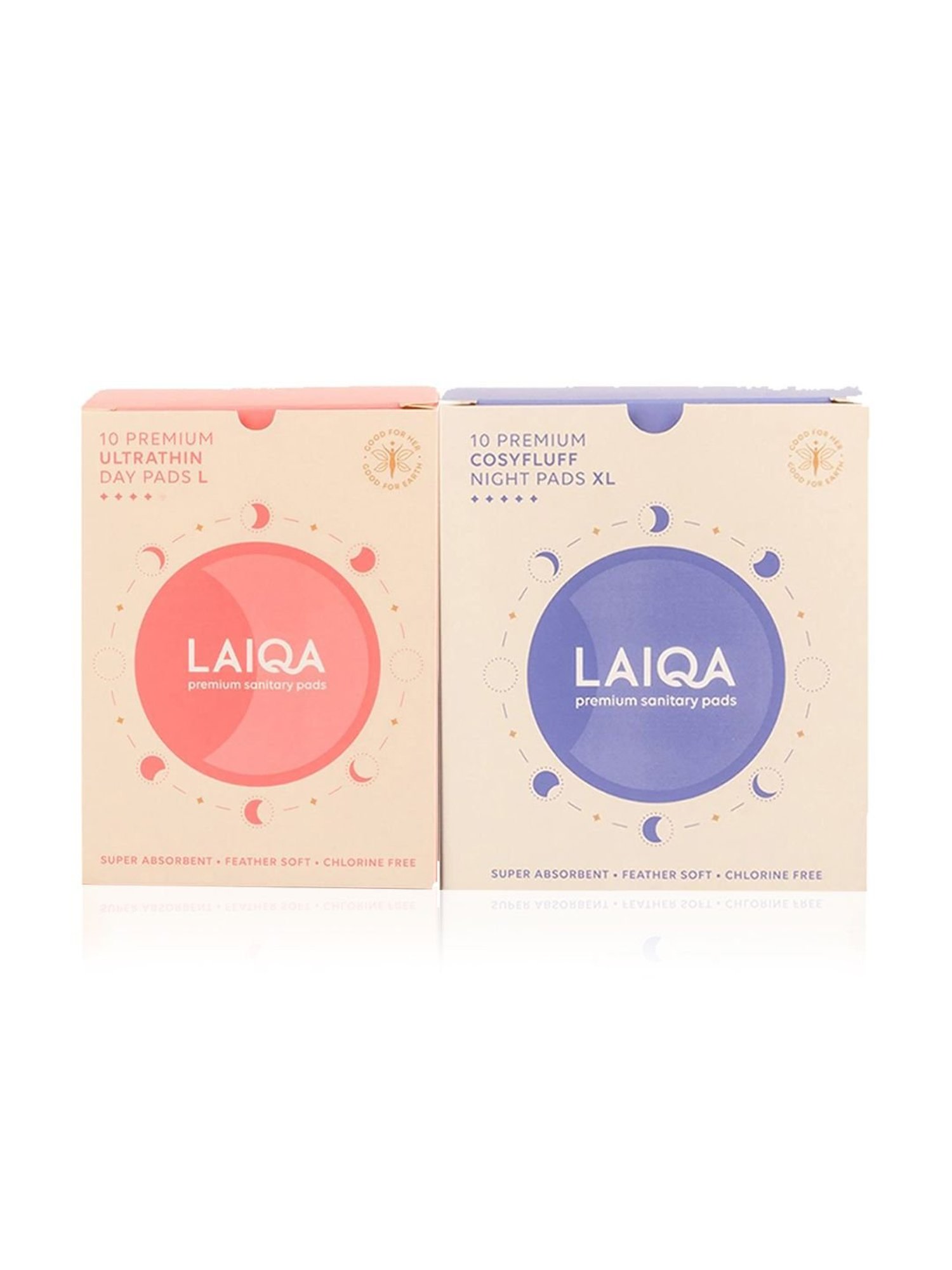 LAIQA Period Duet (Pack of 2) - 20 Pads