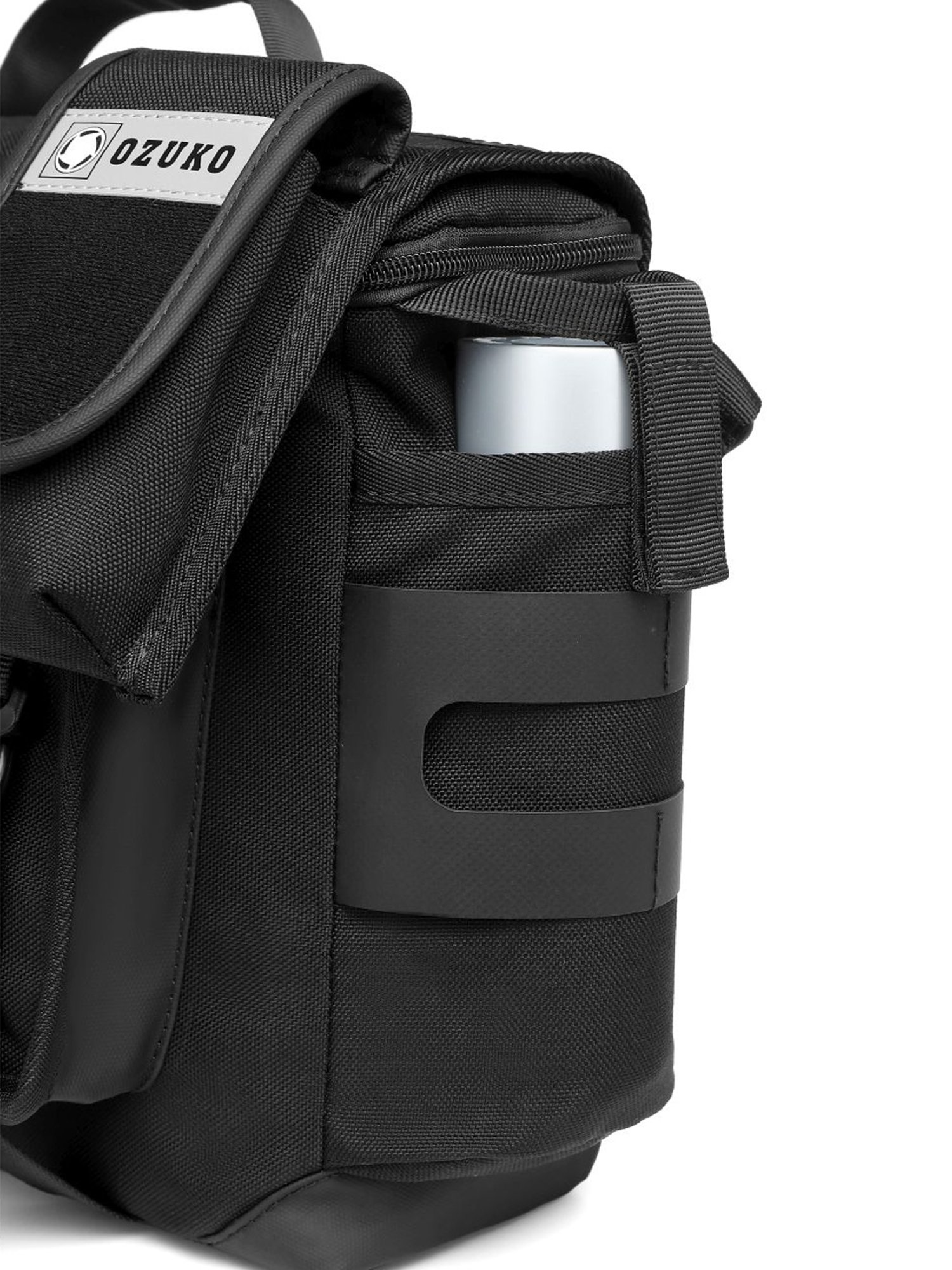 OZUKO 9445 Range Black Solid Medium Messenger Bag