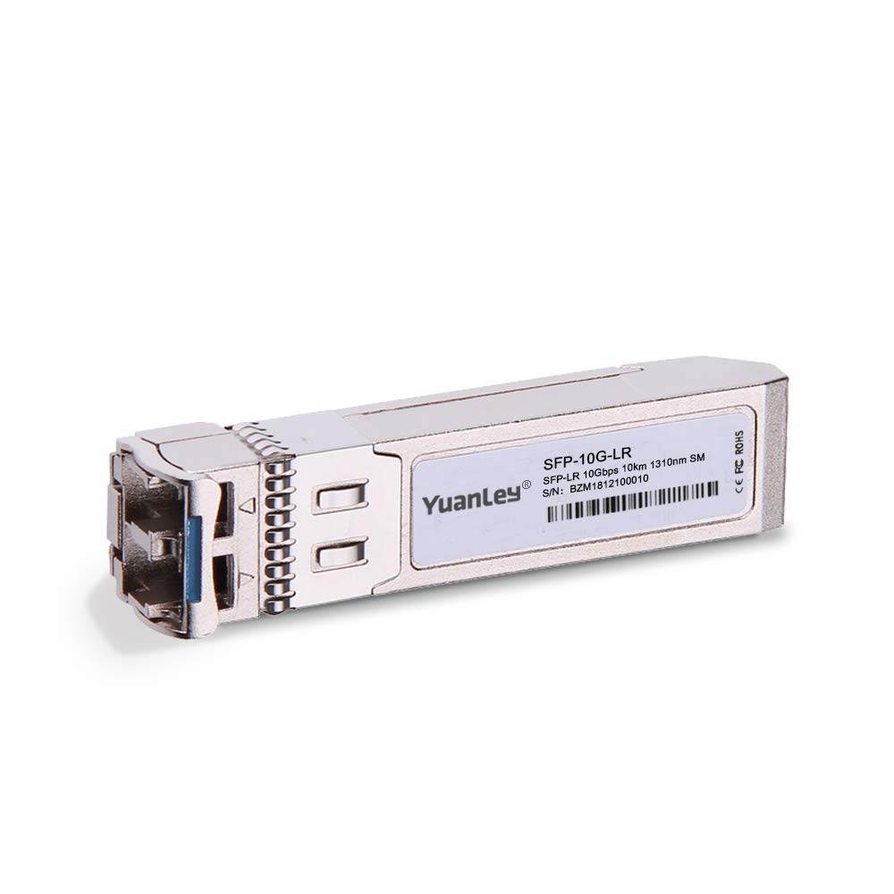 SFP Module, YuanLey 10G LR Single Mode LC Interface, 10km 1310nm, Compatible for Cisco, Netgear, Ubiquiti, TP-Link, D-Link, Linksys, Mikrotik and Other Open Switches