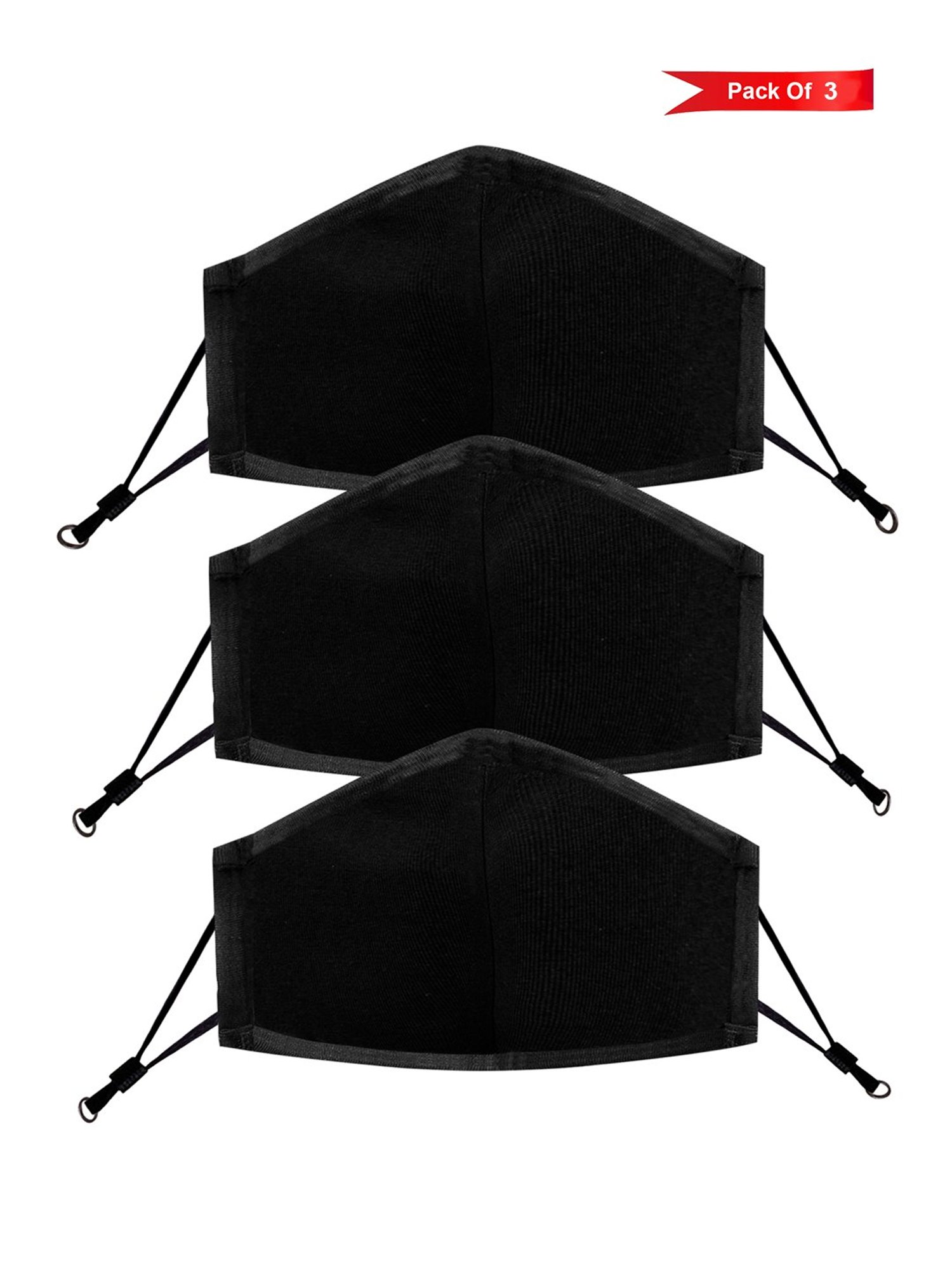 Lee Cooper Viroblock 6 Layered Reusable Face Mask - Pack of 3