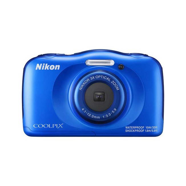 Nikon COOLPIX W150 Waterproof Digital Camera (Blue) Intl Model