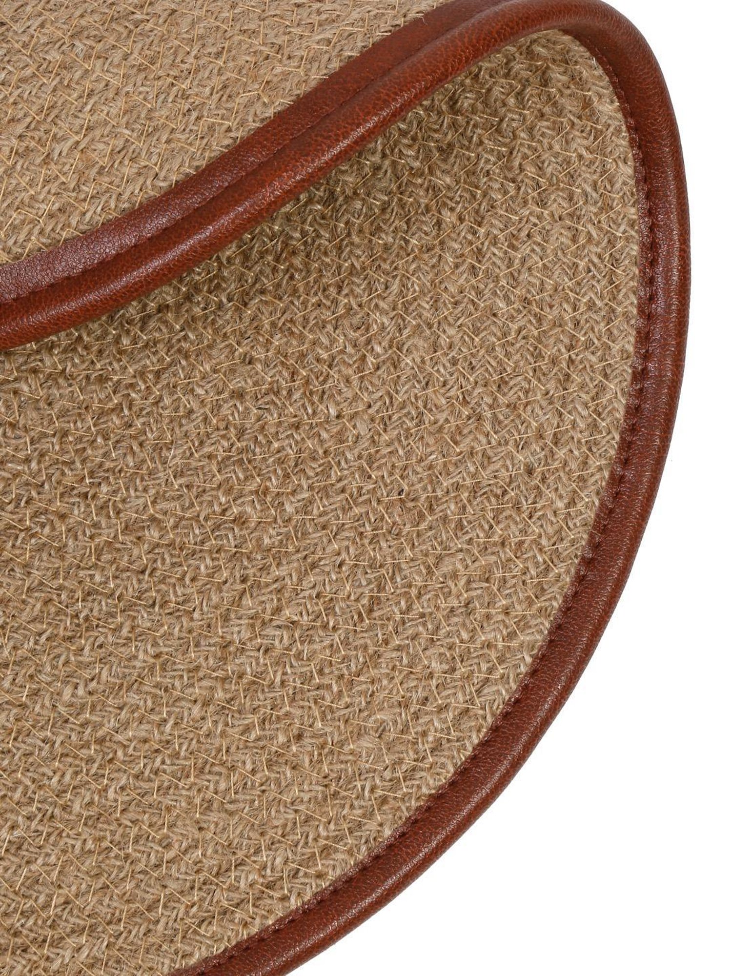 HOSTA HOMES Textured Beige & Tan Jute Placemat