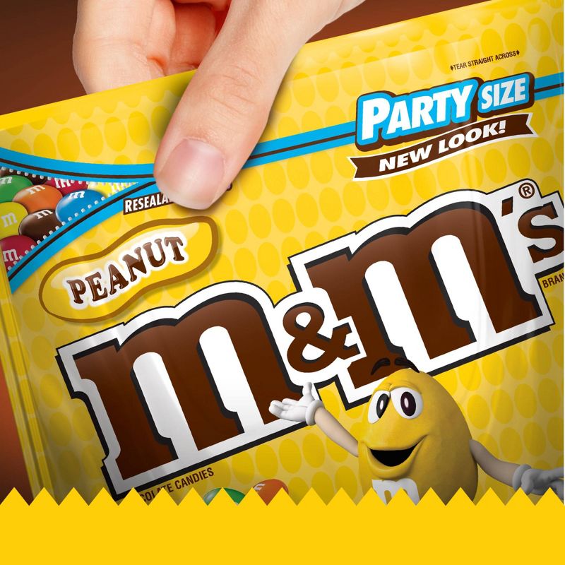 M&M's Party Size Peanut Chocolate Candies - 38oz