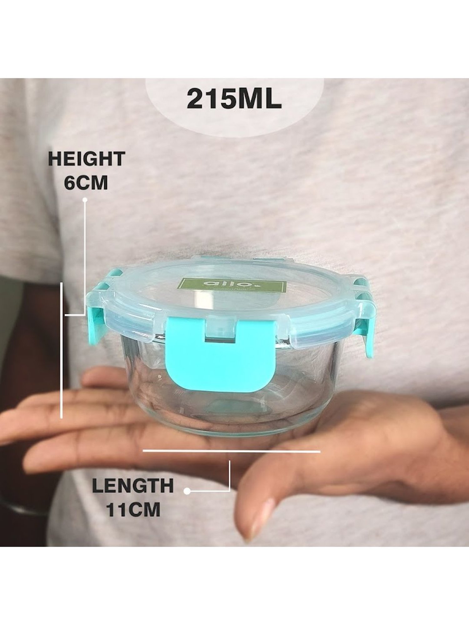Borosilicate Glass Containers with Lids Microwave Safe Container for Glass Food Storage Containers