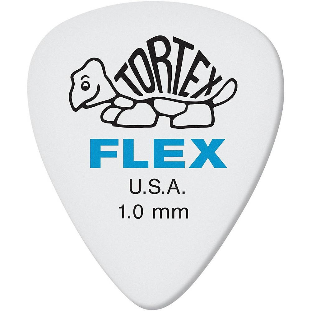 Dunlop 428 Tortex Flex Standard, 12 Pack, 1.00mm