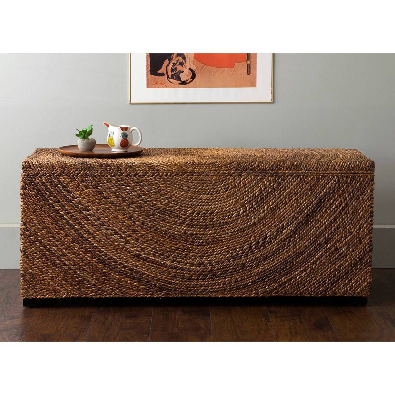 Chambers Abaca Bench Brown - East At Main