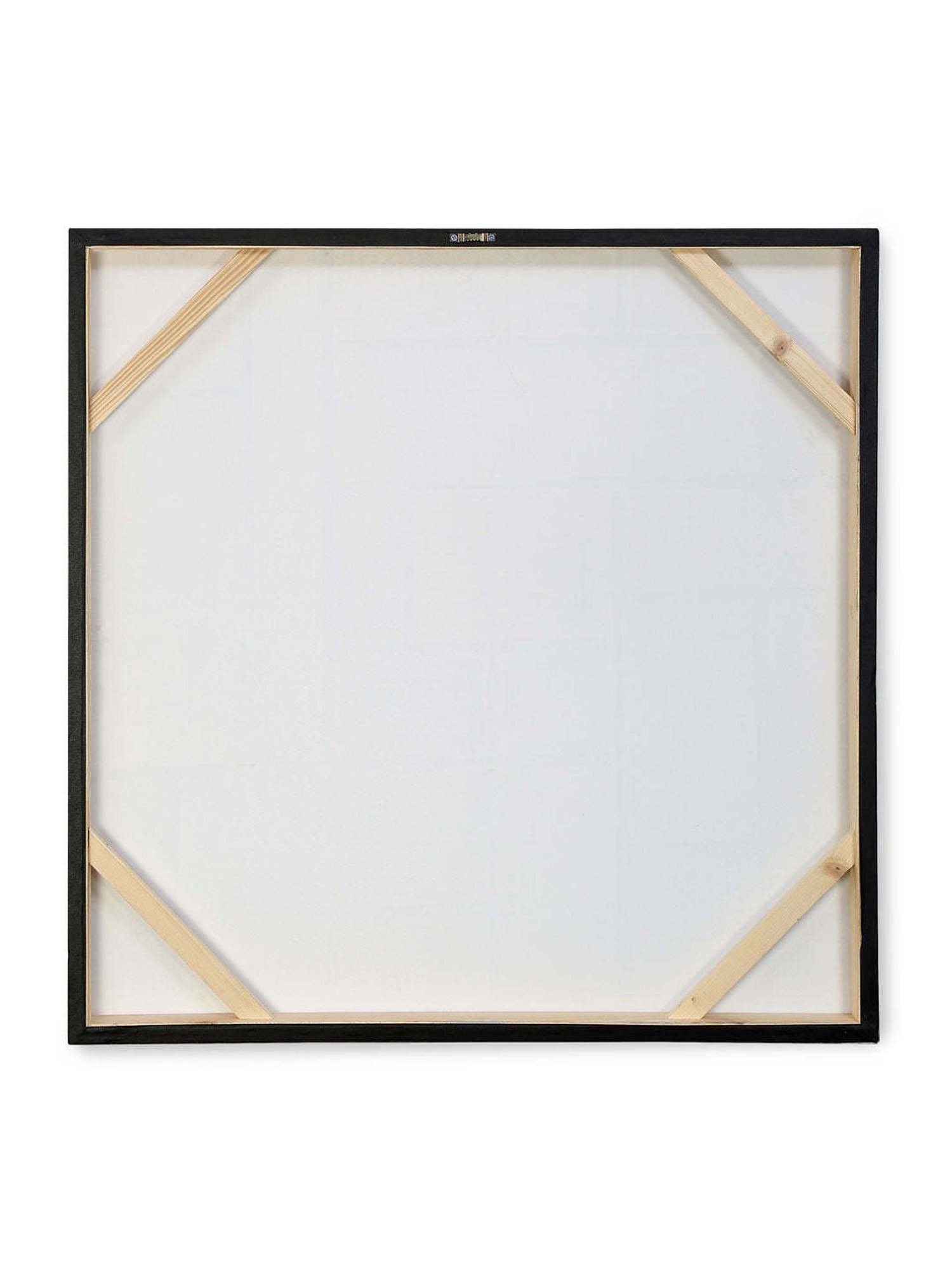 @home Silver Cloth Emboss Geometry Abstract Painting