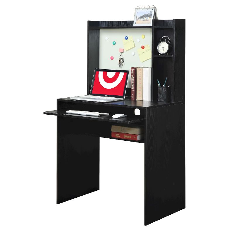 Student Desk with Magnetic Bulletin Board Black - Breighton Home
